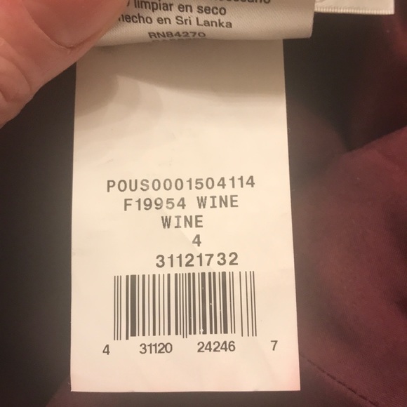 David’s Bridal Bridesmaid Dress (Wine) - Picture 4 of 5